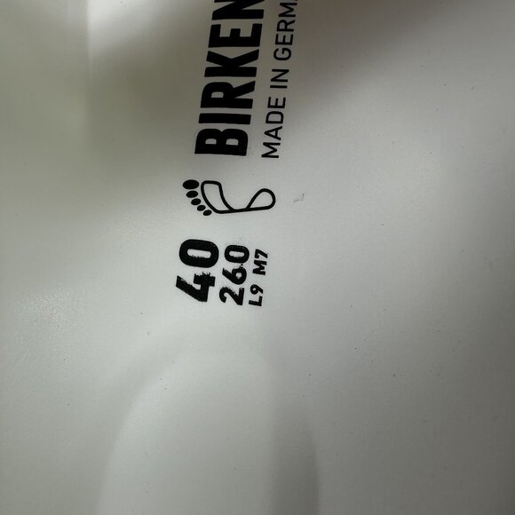 Birkenstock Gizeh Eva Women's size 9/Euro 40 White Thong Sandals - Picture 7 of 7